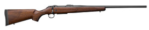 CZ 600 PLUS AMERICAN 243 WIN 5RD 20IN 9/16X24 DRILLED AND TAPPED WALNUT STOCK 07718