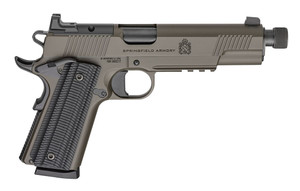 SPRINGFIELD ARMORY 1911 OPERATOR AOS THREADED HANDGUN .45 ACP 5.75IN BARREL 2-8RD MAGS OLIVE DRAB GREEN POT9230GAOS