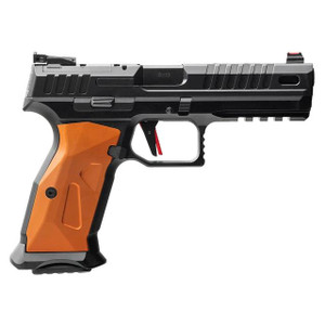 SDS MAC RA9 Sport Optics Ready Handgun 9mm Luger 17rd Magazine(2) 4.75'' Barrel  Aluminum Frame Orange Grips