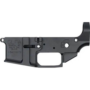 GLFA AR-15 Stripped Billet Lower Receiver-Black