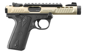 RUGER MARK IV 22/45 LITE 22LR 4.4IN BARREL 10RD CHAMPAGNE 43955