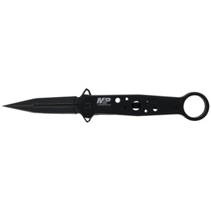 Smith & Wesson M&P Folding Knife Dagger Blade Black
