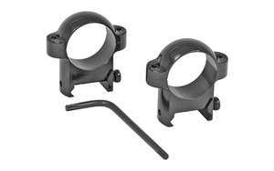 BURRIS MED 1" ZEE RINGS BLK