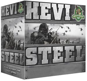 HEVI-Shot HEVI-Steel Shotshells 12 ga 3-1/2" 1-3/8 oz  1550 fps #3 25/ct