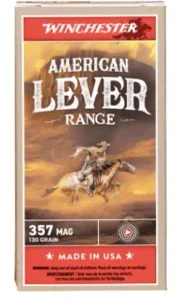 WINCHESTER AMERICAN LEVER 357 MAG FMJ  MAWI 130 GR W357AL