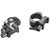 Weaver Grand Slam Leaver-Lok Top Mount Steel Scope Rings 1" X- High Matte