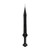SOG Phantom Strike I Machete Fixed Knife 17-3/5" Spear Point Blade Black