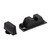 Ameriglo Optic Compatible Sight Set for Glock Gen 5 A-Cut .240" Front Black