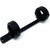 DNZ Game Reaper Scope Mount Savage Round Receiver Offset Rings LA 1" Medium Black 1-piece