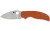 SPYDERCO SAGE 5 BRNT LTWT 3" ORG