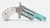 NORTH AMERICAN ARMS 22 WMR 1 5/8IN BARREL 5RD TURQ CERAKOTE PORTED FAUX WHITE GRIPS BEAD SIGHT NAA-22M-PB