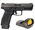 AREX DELTA X OR 9MM 1X17RD 1X19RD AMBI MAG AND SLIDE RELEASE 5X OPTICS PLATES BLACK WITH CRIMSON TRACE RED DOT