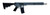 GLFA 223 WYLDE RIFLE BLUE TITANIUM 16IN BARREL 15.125IN MLOK 30RD  GL15223SS BLU