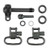 Grovtec Locking Swivel Sets Remington 7400 Black
