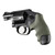 Hogue Overmolded Rubber Tamer Grip S&W Round Butt J-Frame Centennial Revolvers & Polymer M&P Bodyguard 38 OD Green