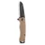 Outdoor Edge Razor XD1 Replaceable Blade Folding Knife 3" Sheepsfoot Blade Tan Scale