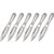 Smith & Wesson 6 8" Throwing Knives 4 1/4" Blade Silver