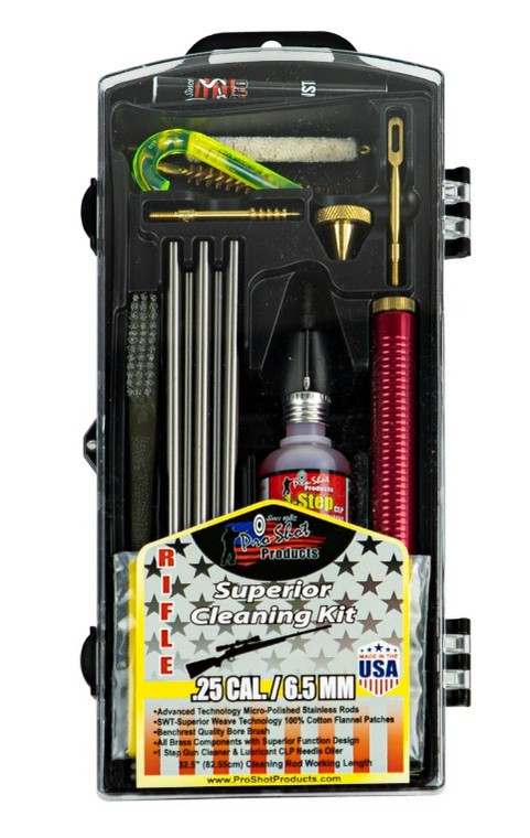 PROSHOT .25 CAL./6.5MM RIFLE CLASSIC CLEANING KIT R25/6.5KIT