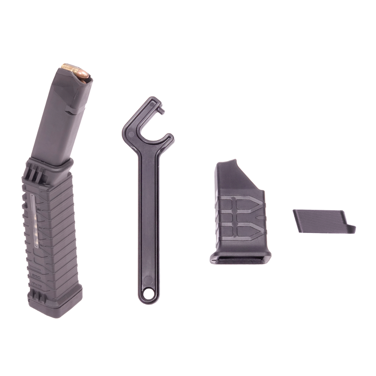 ATI SCHMEISSER S-50 9MM 50 RD GLOCK STYLE MAGAZINE W/ WINDOW MLE ATIM9MMS50WMLE