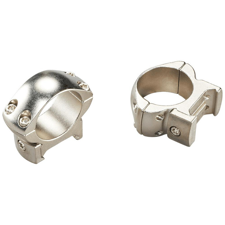 Weaver Grand Slam Steel Top Mount Scope Rings 1" Medium Silver
