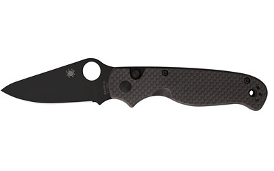SPYDERCO BUTTONUP CF PE 3.27" BLK