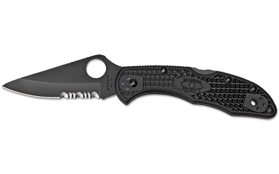 SPYDERCO DELICA4 COMBO BLADE BLK