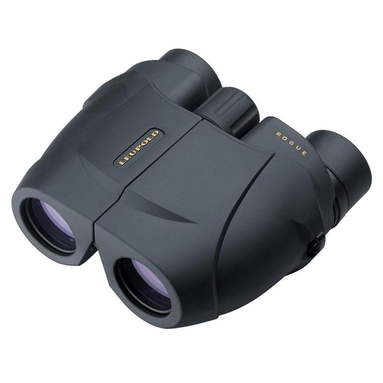 Leupold BX-1 Rogue Compact Binocular - 8x25mm Inverted Porro Prism Black