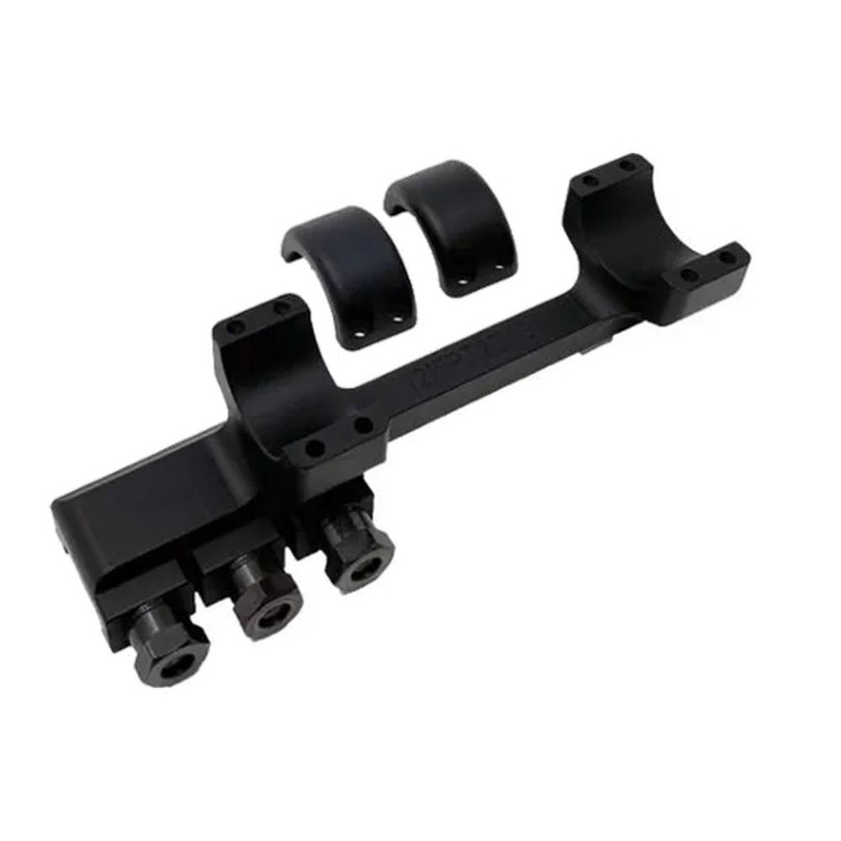 DNZ Freedom Reaper Forward Ring Picatinny Rail Mount 1" Black 1-piece