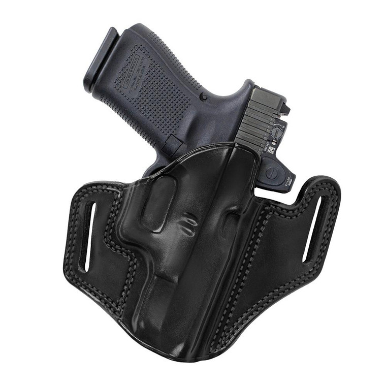 Galco Combat Master 2.0 Belt Holster for Glock 19 Gen 1-6 With or Without Red Dot Black LH