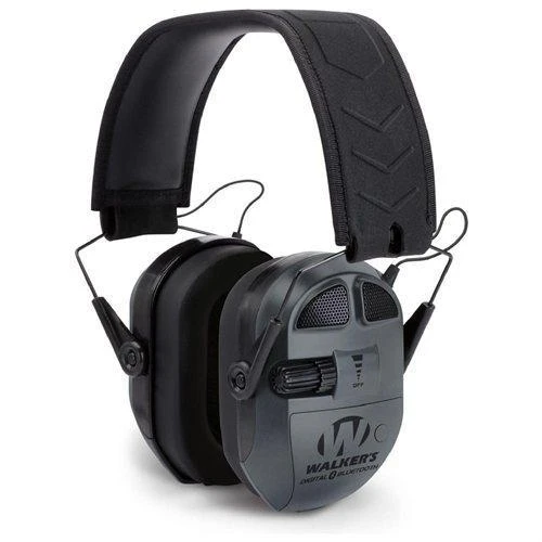 Walkers Ultimate Power Muff Quads W/Aft/Electric/Black