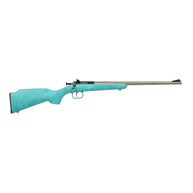 Keystone Crickett "My First Rifle" .22 LR Single Shot 16.1" Barrel Webbed Blue with Gold Webbing