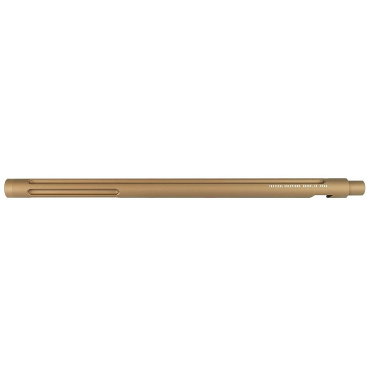 Tactical Solutions X-Ring Barrel for 10/22 Rifles 1/2x28 Threaded Quicksand FDE