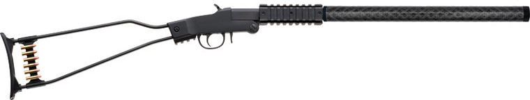 CHIAPPA LITTLE BADGER CARBON FIBER SHROUD 22LR 18.5IN BARREL  BLACK SINGLE SHOT 500.278