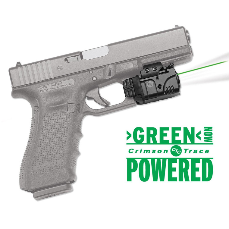 Crimson Trace Rail Master Pro Laser Sight & Tactical Light Combo- Universal Green Laser