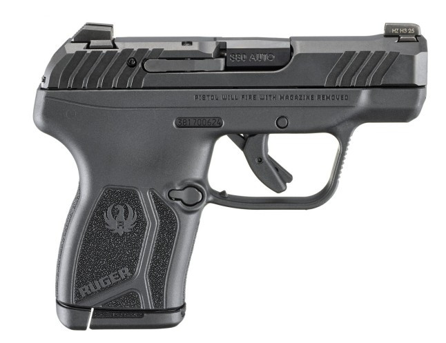 RUGER RUGER LCP MAX 380AUTO 2.8IN BARREL 10RD BLACK NITRIDE SLIDE  NO MANUEL SAFETY 13765