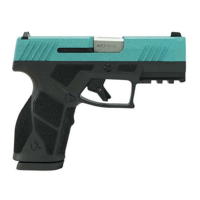 Taurus GX2 "Robin's Egg Blue Glitter" Handgun 9mm Luger 13rd Magazines (2) 3.38" Barrel Black Frame/Custom Slide