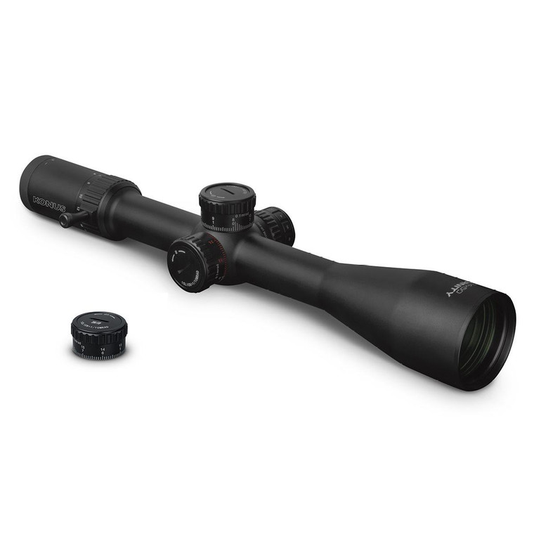 Konus Eternity Zoom Rifle Scope 6x-24x50mm 30mm FFP PRS Illum Black