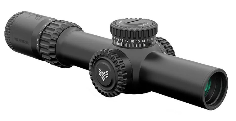SWAMPFOX WARHORSE 1-6X24 FFP RED IR MOA WAR16241-RM