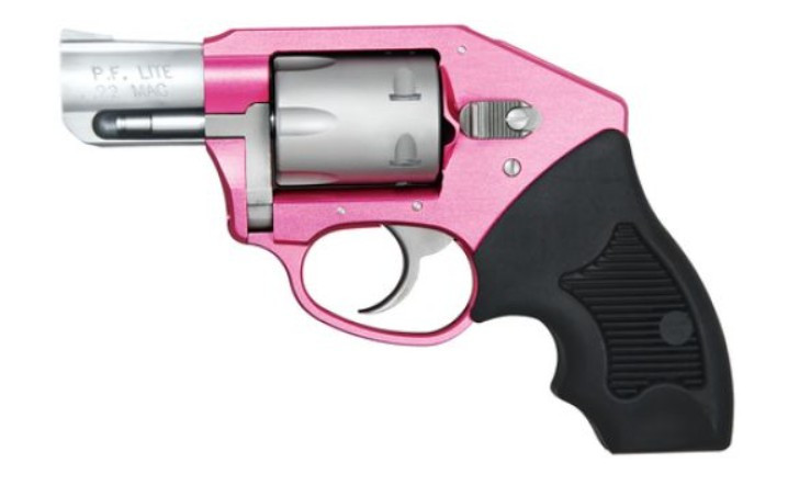 CHARTER ARMS THE WALKER 22 MAG 2IN BARREL 8RD PINK/HI-POLISH ALUM FRAME SMALL COMPACT GRIP CONCEALED HAMMER 52351
