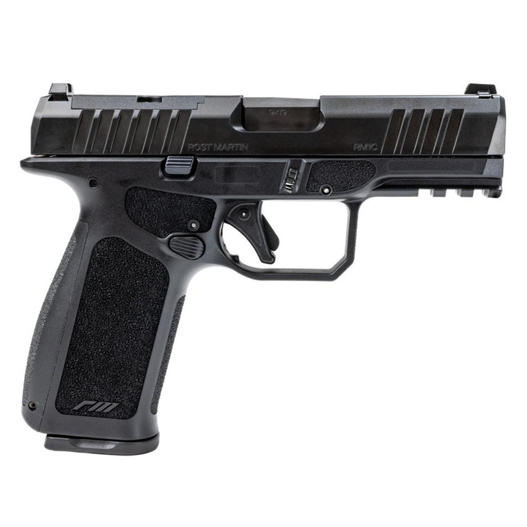 Rost Martin RM1CX Handgun 9mm Luger 17rd (1) & 19rd (1) Magazines 4" Barrel Black OR