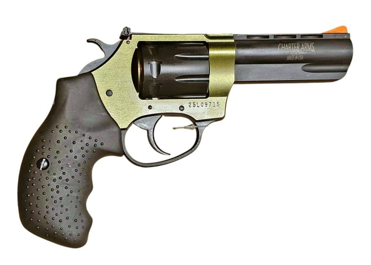 CHARTER ARMS PATHERFINDER II 22 LR 3.5IN BARREL 8RD OD GREEN/BLACK PASSIVATE ALUM FRAME STANDARD HAMMER COMPACT GRIP 52236