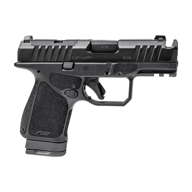 Rost Martin RM1S Comp Handgun 9mm Luger 12(1)&15(1)rd Magazines 3.6" Barrel Black Optic Ready