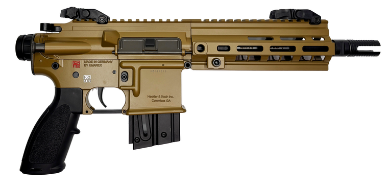H&K HK416 PISTOL 22LR HK BROWN 8.5IN BARREL 20RD 81000975 CAMFOUR EXCLUSIVE