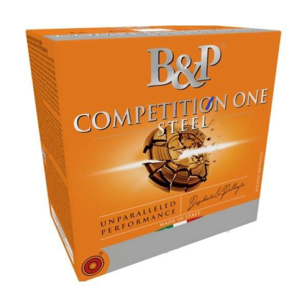 B&P Competition One Steel Shot Shotshells 12ga 2-3/4" 1oz 1375 fps #7.5 25/ct
