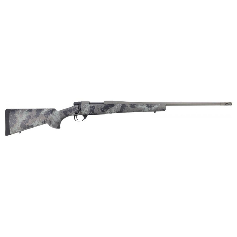 Howa M1500 Fence Line Rifle 6.5 Creedmoor 5rd Capacity 22" Threaded Barrel Light Grey Camo Stock