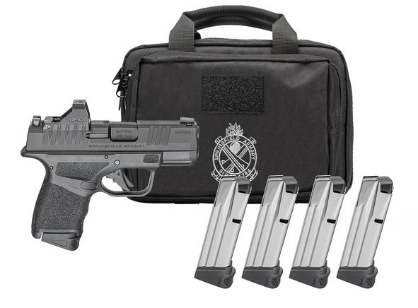SPRINGFIELD ARMORY HELLCAT PRO OSP 9MM 3.8IN BARREL 17RD BLACK U-DOT 4MAGS HCP9379BOSP-PAC