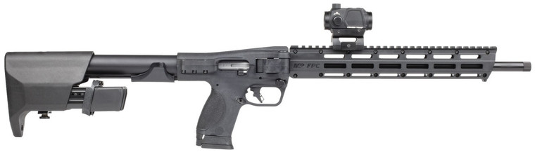 SMITH & WESSON M&P FPC BLACK 9MM WITH CRIMSON TRACE RED GREEN DOT OPTIC 23RD 14377