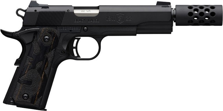BROWNING 1911-22 BLKLBL MED CMP 3DT 051852490