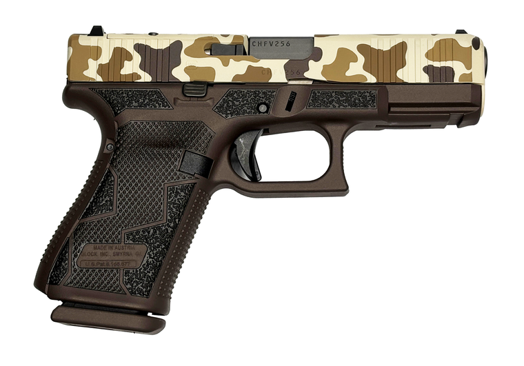 GLOCK 19V 9MM 4.02IN BARREL DUCK CAMO 10RD PV1950201DKCAMO CAMFOUR EXCLUSIVE