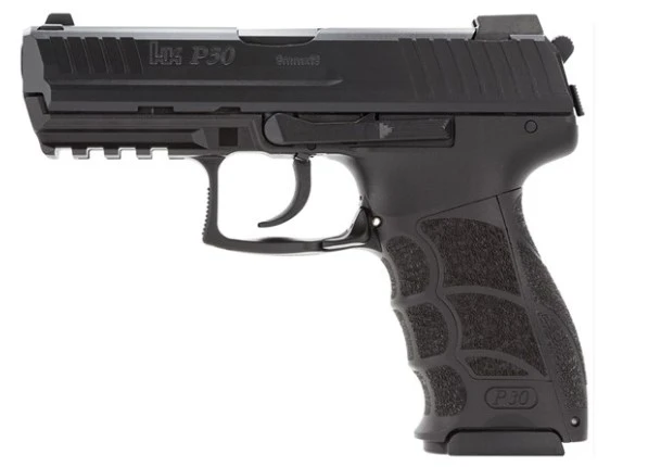 H&K P30 V3 DA/SA 9MM 3.85IN BARREL 2-10RD REAR DECOCKING BUTTON